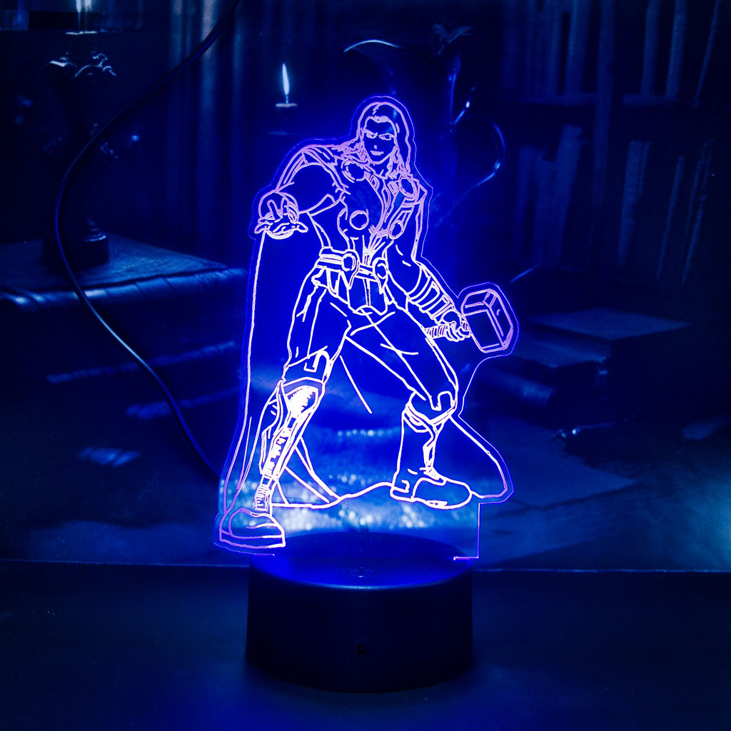 Lampada LED RGB Marvel thor