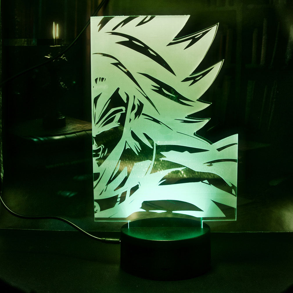 Lampada led rgb anime dragon ball broly