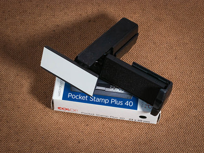 Timbro tascabile colop stamp 40